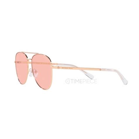 michael kors pink clear glasses.